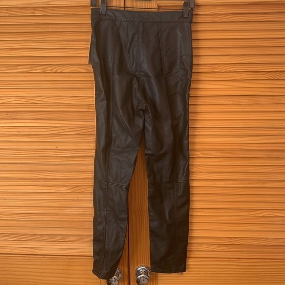 NWT Free People - Revolve - Kaelin Vegan Leather Pants - Picture 4 of 4